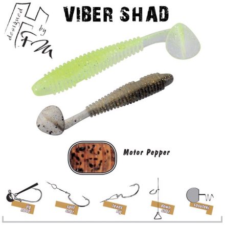 HERAKLES viber shad 3.8" 9.7cm motor pepper