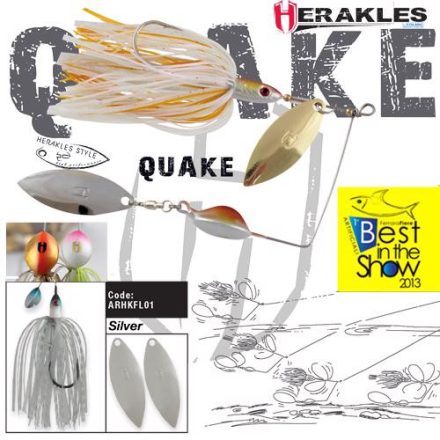 HERAKLES SPINNERBAIT QUAKE 5/8oz 17.5gr Silver