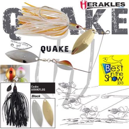 HERAKLES SPINNERBAIT QUAKE 5/8oz 17.5gr Black