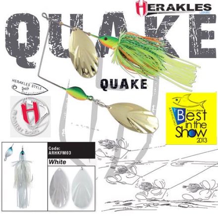 HERAKLES SPINNERBAIT QUAKE 1 1/2oz 42gr White