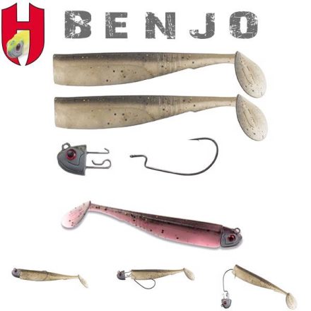 HERAKLES combo horog benjo shad 3" 7.5cm smoke pink combo shad