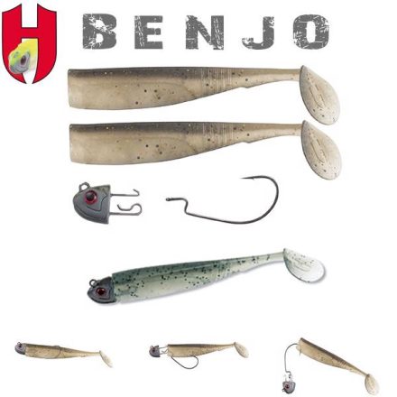 HERAKLES combo horog benjo shad 3" 7.5cm baitfish