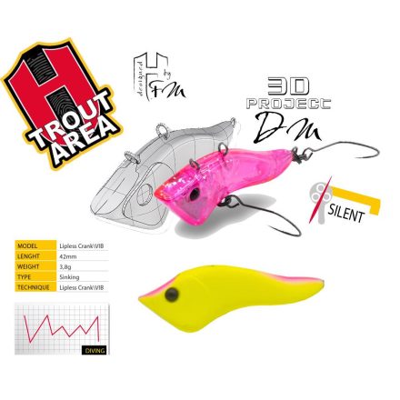 HERAKLES hybrid s 4.2cm 3.8gr chartreuse pink head