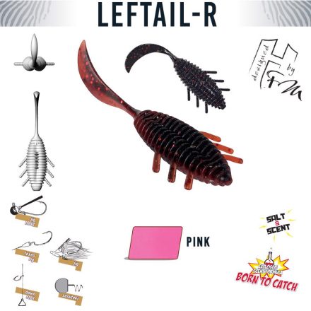 HERAKLES leftail-r 1.8" 4.5cm pink