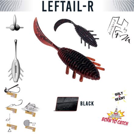 HERAKLES leftail-r 1.8" 4.5cm black