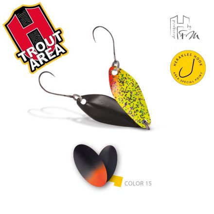 HERAKLES AREA SPOON LOSKO 2.5gr Color 15 Black Orange