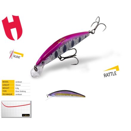 HERAKLES mizu 70ss 7.0cm 4.8gr purple bait