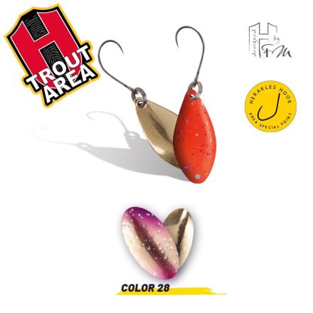 HERAKLES AREA SPOON SPIKE 1.0gr Color 28 Golden Trout