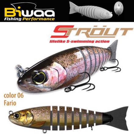 BIWAA swimbait strout 5.5" 14cm 29gr 06 fario