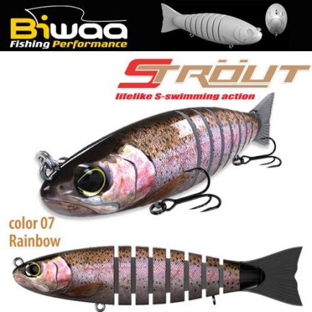 BIWAA swimbait strout 5.5" 14cm 29gr 07 rainbow