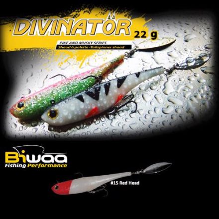 BIWAA DIVINATOR JUNIOR 14cm 22gr 15 Red Head