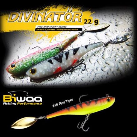 BIWAA DIVINATOR JUNIOR 14cm 22gr 16 Red Tiger