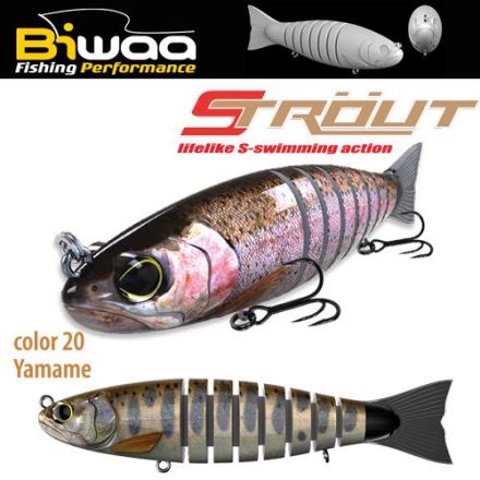 BIWAA swimbait strout 5.5" 14cm 29gr 20 yamame