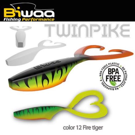 BIWAA twinpike 6" 15cm 24gr 12 fire tiger