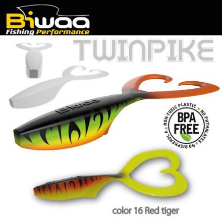 BIWAA twinpike 6" 15cm 24gr 16 red tiger