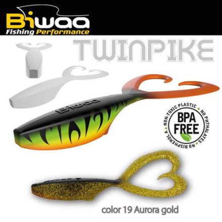 BIWAA twinpike 6" 15cm 24gr 19 aurora gold