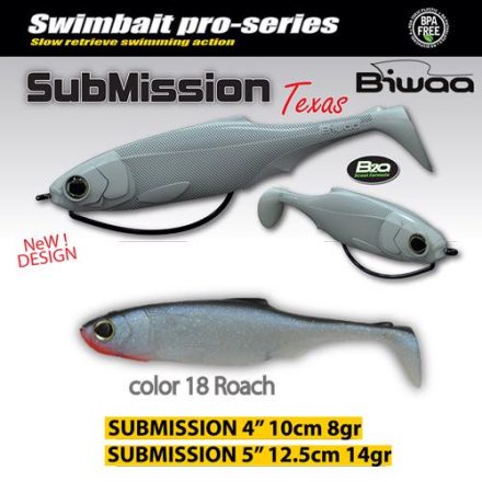 BIWAA submission 4" 10cm 18 roach