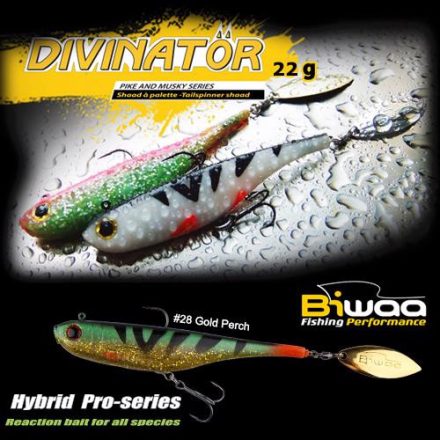 BIWAA DIVINATOR JUNIOR 14cm 22gr 28 Gold Perch