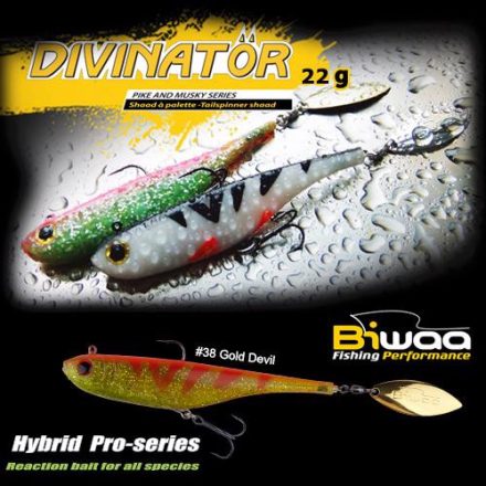 BIWAA DIVINATOR JUNIOR 14cm 22gr 38 Gold Devil