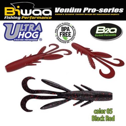 BIWAA ULTRA HOG 4" 10cm 05 Black & Red