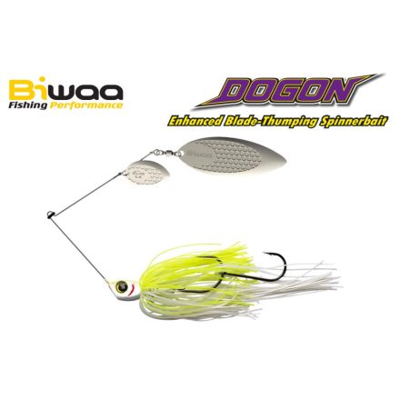 BIWAA SPINNERBAIT DOGON 1/2oz 14gr 01 White Chart-Silver Blades