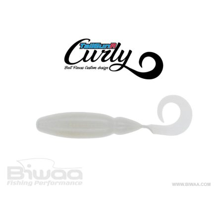 BIWAA tailgunr curly 2.5" 6.3cm 008 pearl white