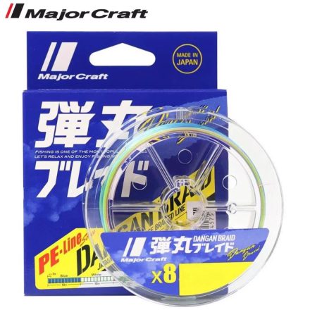 MAJOR CRAFT DANGAN BRAID X8 150m #0.6 14lb Multicolor