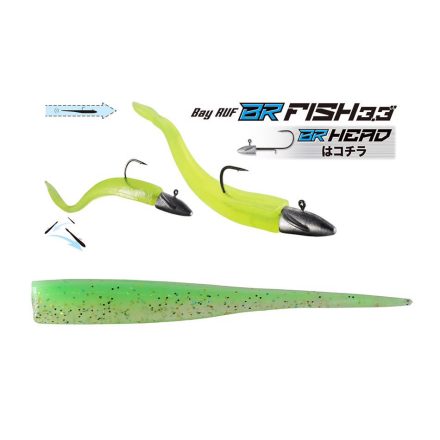 DUO BAYRUF BR FISH 3.3" 8.4cm S044 Lime Gold