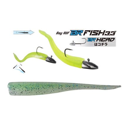 DUO BAYRUF BR FISH 3.3" 8.4cm S045 Kibinago Green