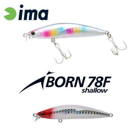 IMA IBORN 78F SHALLOW 78mm 8.5gr 001 Red Head