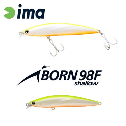 IMA IBORN 98F SHALLOW 98mm 13gr 002 Chart Back Pearl