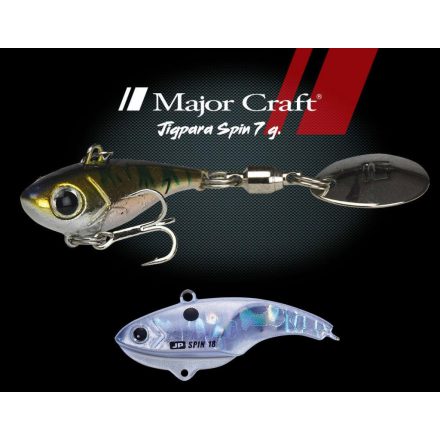 MAJOR CRAFT JIGPARA SPIN FW 2.7cm 7gr #036 Silver Shad