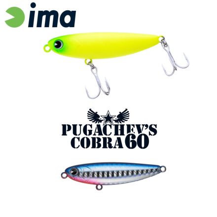 IMA PUGACHEVS COBRA 60 60mm 6gr 105 Blue Back Red Gill