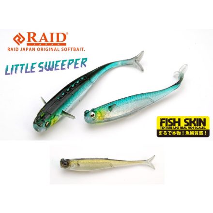 RAID little sweeper fish skin 2.5" 6.3cm 079 the bait