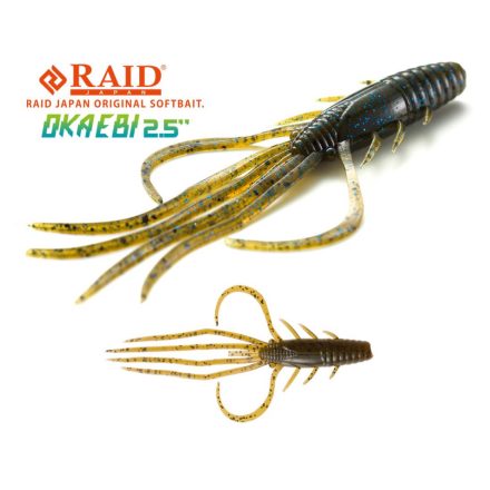 RAID oka ebi 2.5" 6.3cm 001 green pumpkin seed