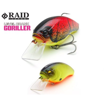 RAID level crank goriller 66mm 17.5gr 003 neon back chart