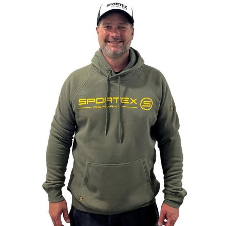 SPORTEX HOODIE OLIVE GREEN M