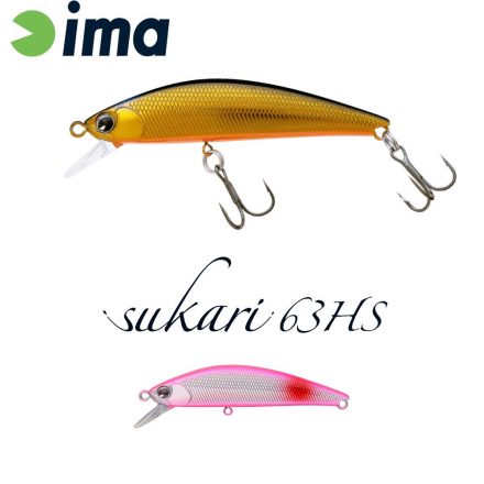 IMA SUKARI 63HS 63mm 8gr 013 Red Spot Pink