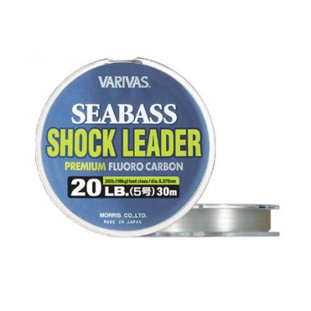 VARIVAS SEA BASS SHOCK LEADER FLUOROCARBON 30m 0.285mm 12lb