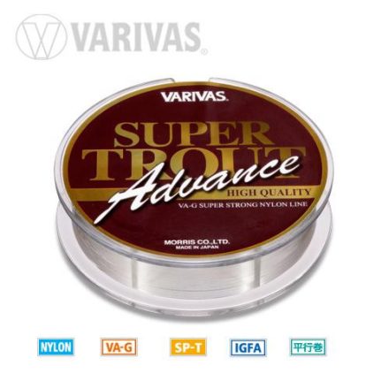 VARIVAS SUPER TROUT ADVANCE NYLON 100m 0.117mm 2.5lb