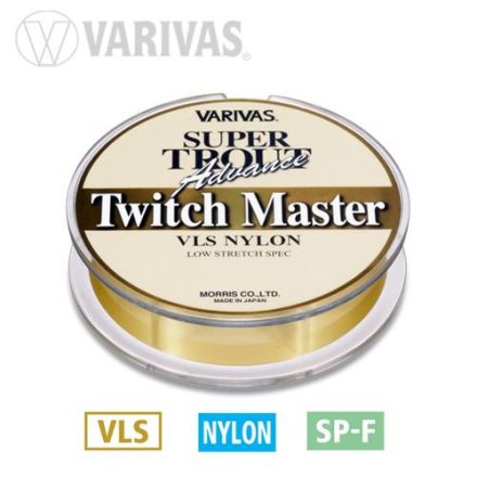 VARIVAS SUPER TROUT TWITCH MASTER 100m 0.215mm 8lb Gold