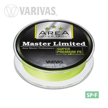 VARIVAS TROUT AREA MASTER LIMITED PE 75m #0.2 6.5lb YELLOW FLUO