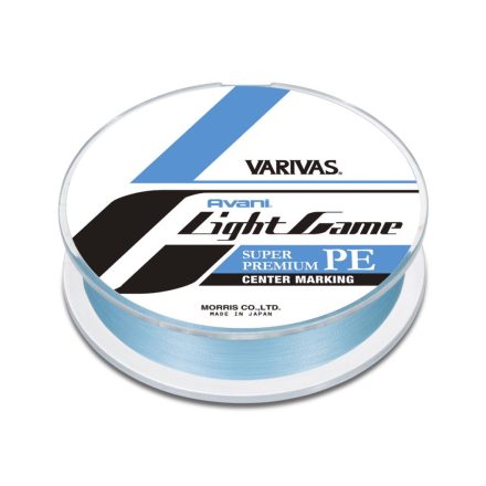 VARIVAS AVANI LIGHT GAME PREMIUM PE X4 150m #0.2 0.070mm 5lb Natural Blue