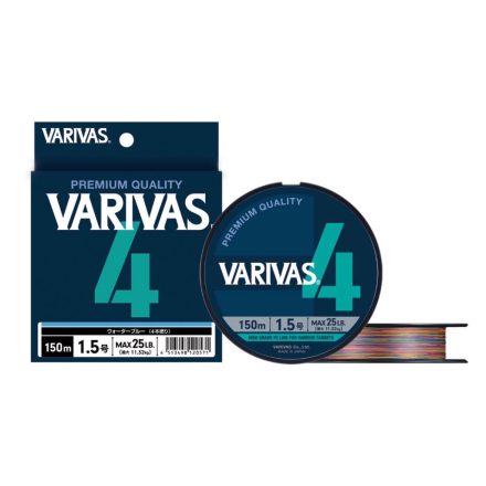 VARIVAS PE 4 MARKING EDITION 150m #0.6 0.128mm 10lb Vivid 5 Color