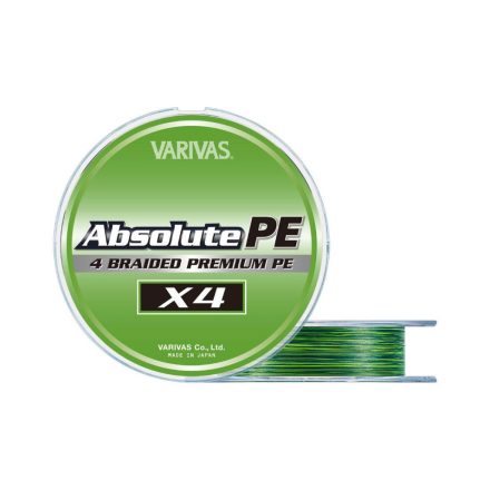 VARIVAS ABSOLUTE PREMIUM PE X4 150m #0.3 0.085mm 7lb Marking Green