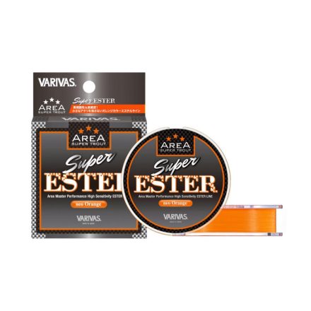 VARIVAS SUPER TROUT AREA SUPER ESTER NEO ORANGE 140m 0.090mm 1.4lb