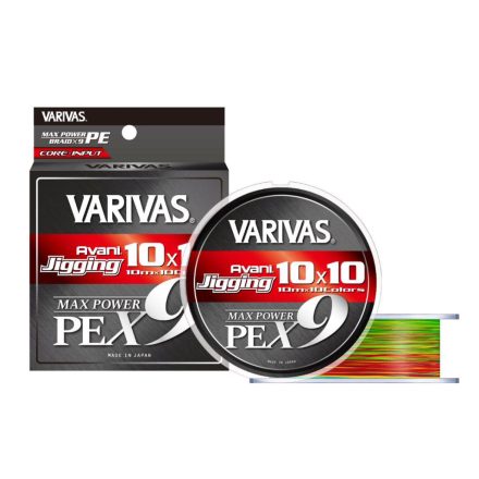 VARIVAS AVANI JIGGING 10x10 MAX PE X9 200m #2.0 0.235mm 39lb 10mx10 Marking Color