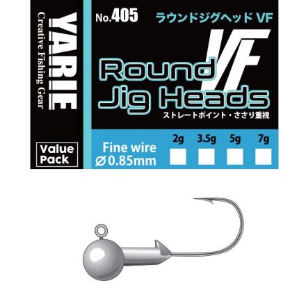 YARIE jig fej  405 round vf fine wire 1/0 2.0gr