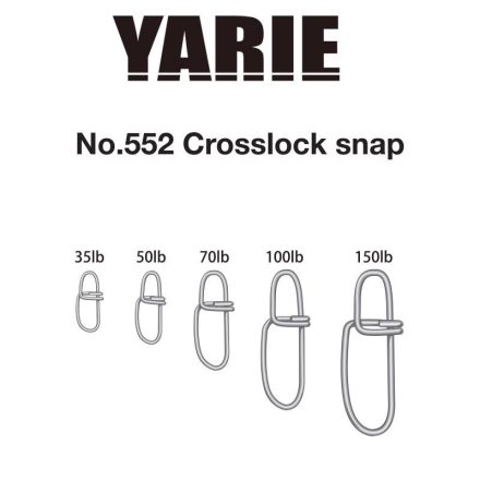 YARIE 552 CROSSLOCK kapocs 35LB