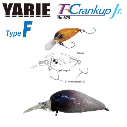 YARIE t-crankup jr 675 type f 2.8mm 1.8gr c31 variation